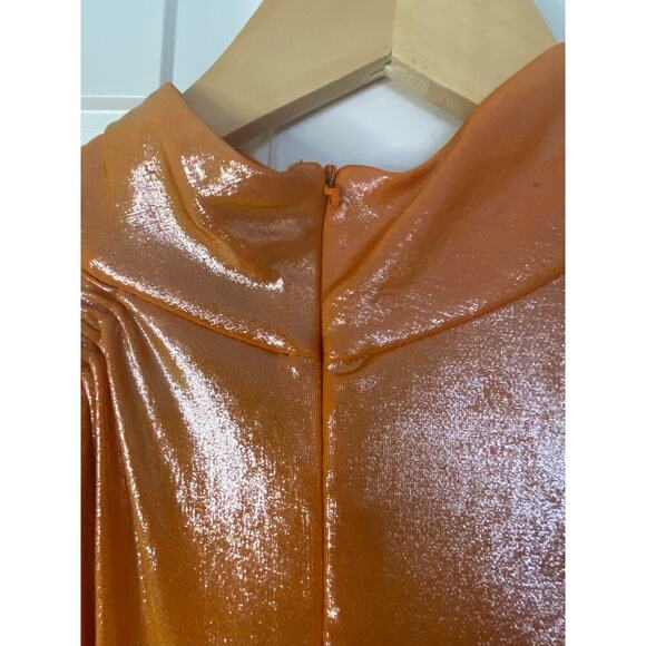 Rotate Alice Metallic Cutout Dress Size 8 - Picture 9 of 12